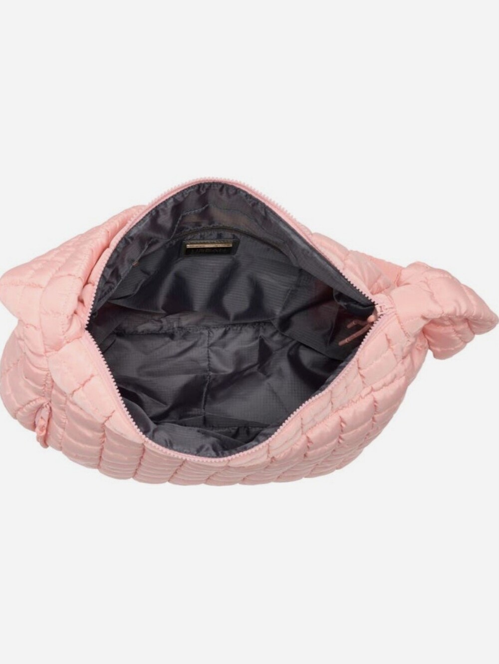Urban Expressions Oversized Quilt Shoulder Hobo Bag - Black Or Blush, NWT - Picture 9 of 10